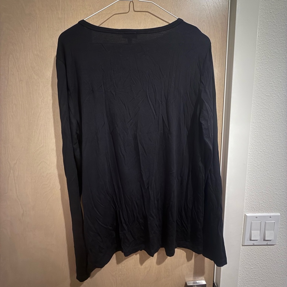 Splendid Black Long Sleeve Sweater Tees